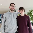 Joan Tolosa i Núria Aresté, opositors a places d’educació física. - S.E.