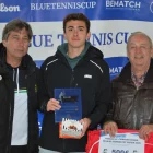 El Tenista del CT Lleida Víctor Palomar, després de la victòria. - CT LLEIDA