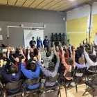 Els alumnes reaccionen durant l’activitat.