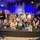 Participants en els Premis Joves del Jussà amb les autoritats. - C. C. J.