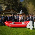 Representants de les institucions, les empreses i alcaldes van celebrar els 40 anys de turisme actiu. - P.T.LL.
