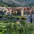 El mur de la Riba a l’entrada de la Pobla de Segur. - A.L.P.S.