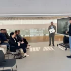 Palau i Gabal van presentar el projecte al museu Morera. - MARC CARBONELL