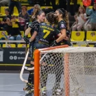 Les jugadores del Vila-sana van celebrar gol fins a nou vegades en terres asturianes. - ANIOL MORAL