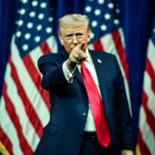 El president dels Estats Units, Donald Trump, en un acte republicà.