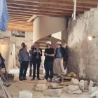 El subdelegat del Govern espanyol, José Crespín, va visitar les obres. - SUBDELEGACIÓ DEL GOVERN A LLEIDA