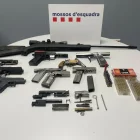 Imatge de les armes decomissades pels Mossos d’Esquadra. - MOSSOS D’ESQUADRA