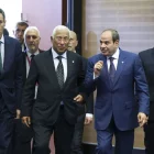Pedro Sánchez, ahir, amb el president del Consell Europeu, António Costa, en la cimera de Nicòsia. - EUROPEAN UNION