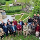 Representants del parc i membres del patronat ahir a Boí.