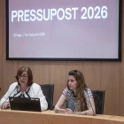 L’acte va tenir lloc a la sala de plens del consistori. - LAIA PEDRÓS