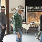 Ahir es van presentar les ulleres virtuals i el projecte immersiu a l’Espai Orígens. - ESPAI ORÍGENS