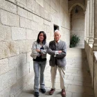 Cati Plana i Artur Blasco, a l’Institut d’Estudis Ilerdencs. - C.MOLINS