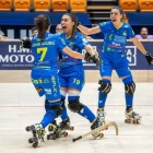 Luchi Agudo, Salvanyà i Florenza celebren el gol de l’argentina. - ANIOL MORAL