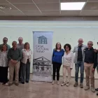 Membres de l’entitat amb Carme Francés a Tremp.