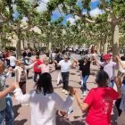 L’Aplec de la Sardana va tenir lloc al Pati i la plaça de les Nacions. - AJUNTAMENT DE TÀRREGA