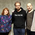 Àurea Márquez, Víctor Borràs i Miquel Malirach, al Teatre Nu. - MAR MARTÍ/ACN