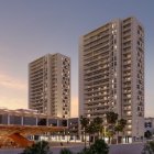 Així lluiran les torres ubicades al costat de la Llotja de Lleida