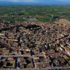Vista aèria del nucli urbà d’Arbeca. - A.A.