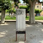 L'inici de l'itinerari dedicat a Joan Benet
