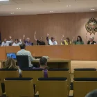 Imatge d’arxiu de l’últim ple municipal celebrat el 30 d’abril. - LAIA PEDRÓS