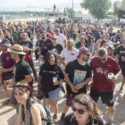 Públic de l’SkaPunk Fest, ahir al càmping de Tàrrega. - LAIA PEDRÓS