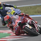 Marc Márquez rodant a Balaton Park durant la Practice d’Hongria. - DUCATI
