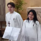 Alejandro Llovera i Heysel Mozo formen part de Pueri Cantores. - CEDIDA