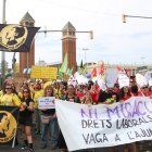 Els docents es manifesten a Barcelona en una nova jornada de vaga.