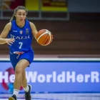 Alessandra Orsili, durant un partit amb la selecció italiana. - FIBA.COM