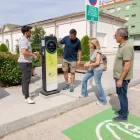 Un dels carregadors acabats d’instal·lar a Aitona. - AJUNTAMENT D’AITONA