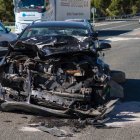A l'accident s'hi han vist implicats dos vehicles