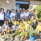 Foto de família dels participants en la iniciativa d’ahir a la Fuliola. - LAIA PEDRÓS