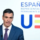 El president del Govern central, Pedro Sánchez, ahir a Brussel·les. - FREDERIC SIERAKOWSKI / EUROPEAN CO / DPA