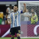 Leo Messi celebra el gol que va avançar els seus al minut 38. - EFE
