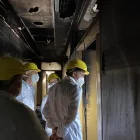El conseller Ordeig ahir a la zona cremada. - DEPARTAMENT D’AGRICULTURA