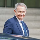 José Luis Rodríguez Zapatero arribant a l’Audiència Nacional. - EUROPA PRESS