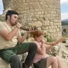 Corns al castell de Sant Gervàs, a Gavet de la Conca. - ACN / MARTA LLUVICH