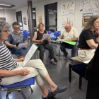 El Cor de Cambra Caterva de la Seu en un assaig. - FUNDACIÓ PLANES CORTS