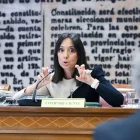 Mercedes González, durant la compareixença al Senat el mes de juny passat. - EUROPA PRESS