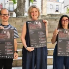 Membres dels Amics de la Música van presentar ahir el cartell. - JORDI BONILLA