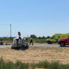 Un accident múltiple talla la N-240 a Torregrossa