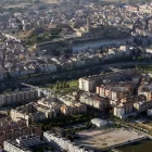 Imatge d’arxiu d’una vista aèria de Lleida ciutat. - SEGRE