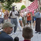 El grup de Cervera va oferir un assaig obert de ‘Laralaila’ en el cicle ‘Públic!’. - LAIA PEDRÓS