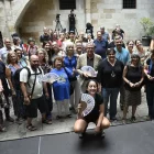 La humorista de la Fuliola Alba Segarra va protagonitzar ahir el pregó de la Festa Major de l’IEI, en una jornada inaugural també amb l’animació de Sound de Secà. - IEI