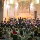 L’església de Sant Domènec va acollir ahir el concert de la Jove Orquestra Nacional de Catalunya. - JORDI BONILLA