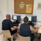 Dos interns durant el torneig disputat en línia.
