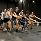 Assaig d’alumnes de l’Aula de Teatre de Lleida, a Esterri d’Àneu. - ORIOL RIART