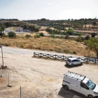Un dels nous pàrquings s’ubicarà davant de l’actual a la Barbacana. - JORDI BONILLA