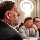 Oriol Junqueras va participar en un acte a Madrid amb el portaveu d’ERC al Congrés, Gabriel Rufián. - CÉSAR VALLEJO RODRÍGUEZ / EUROPA PRESS