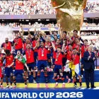 La selecció espanyola aixeca el títol de campió del món. - EUROPA PRESS